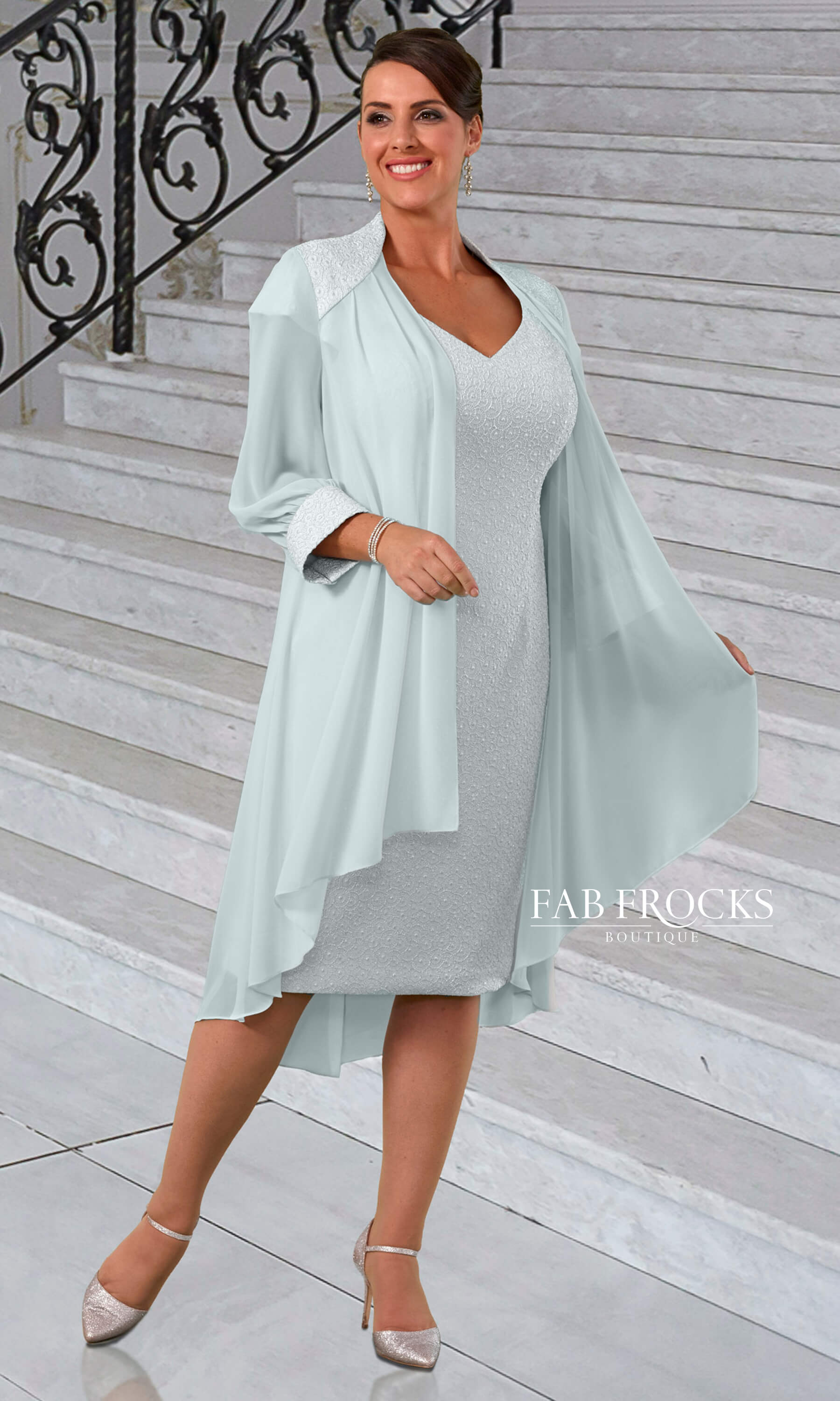 Dressed Up By Veromia Plus Size Mother Of The Bride - Fab Frocks Boutique