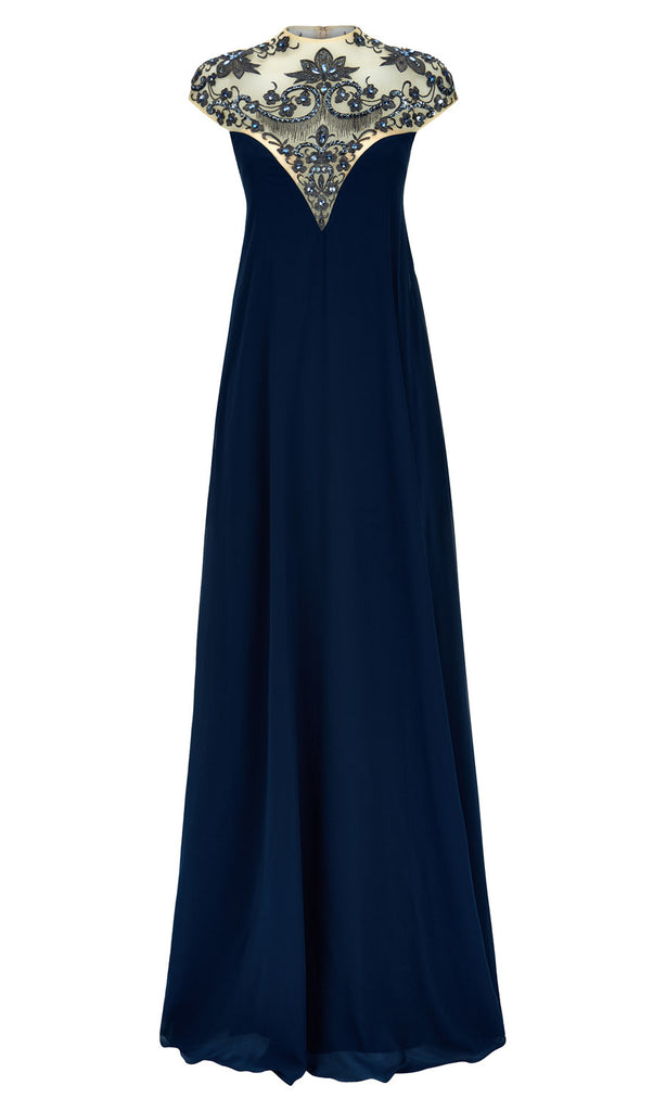 1012744 Petrol Dynasty Sweetheart Neckline Evening Dress - Fab Frocks