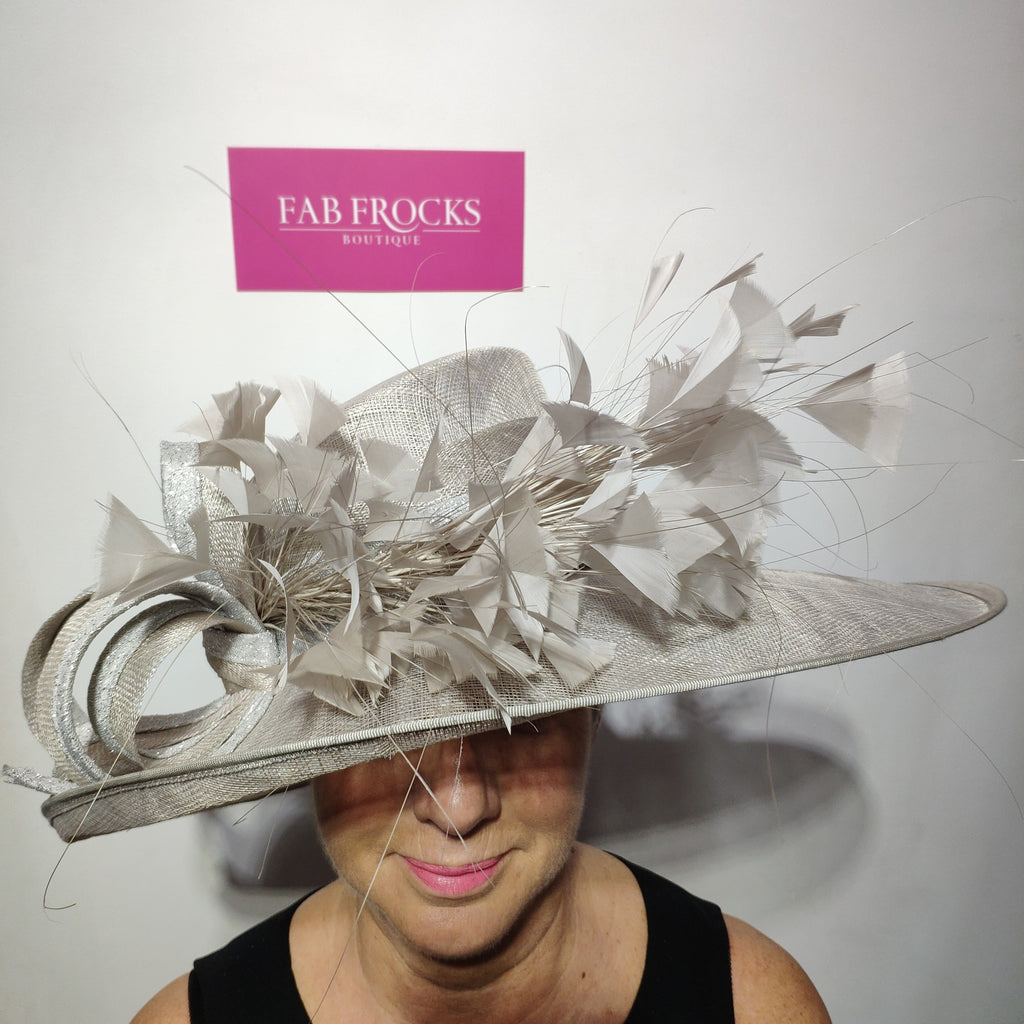 Ispirato ISC100 French Grey Hat (2) - Fab Frocks
