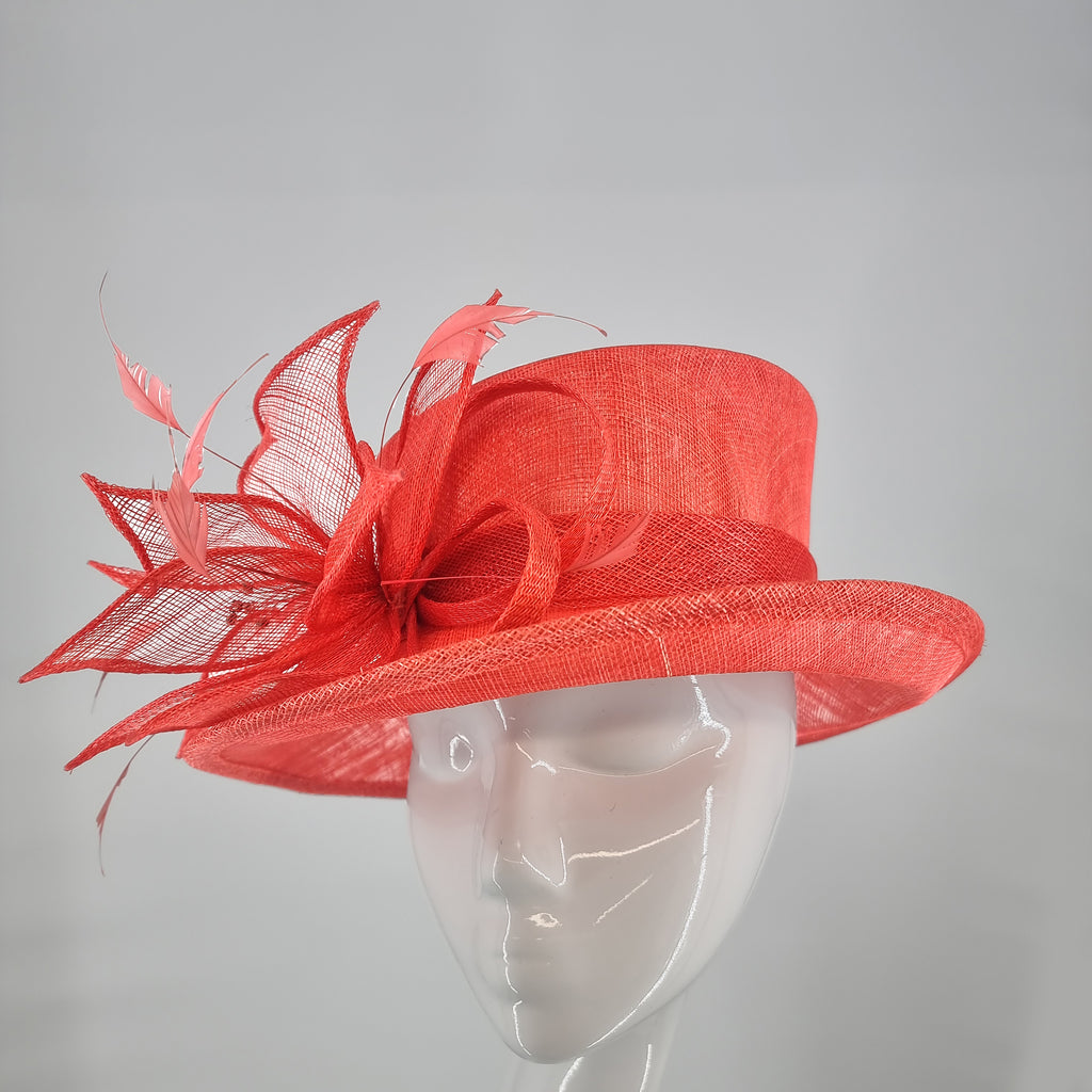 Fischers Accessories BL5067 Tangerine Hat (16) - Fab Frocks