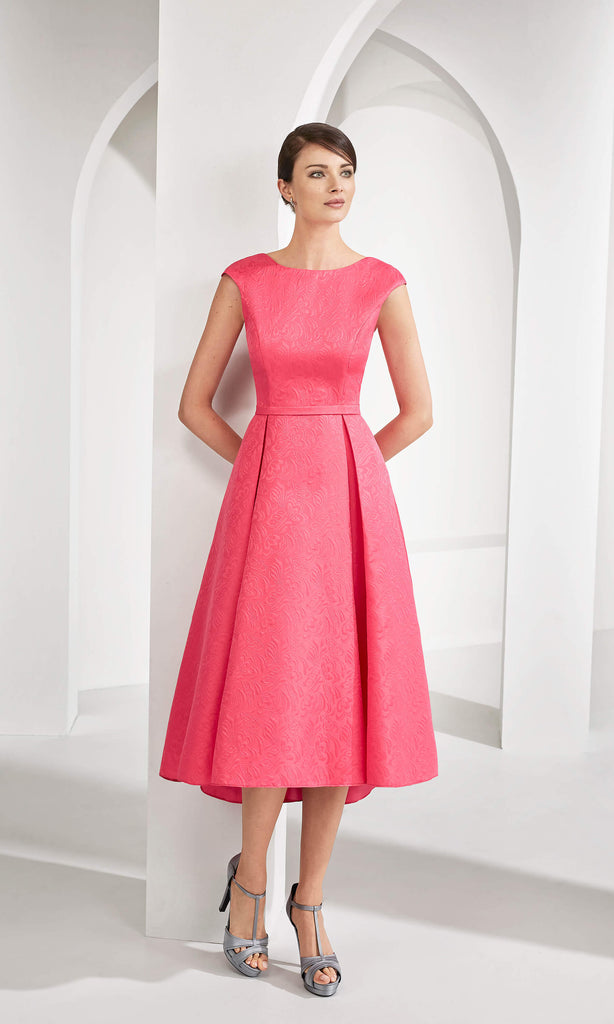 3G2BO Fuchsia Couture Club Hi-Lo Dress & Bolero Jacket - Fab Frocks
