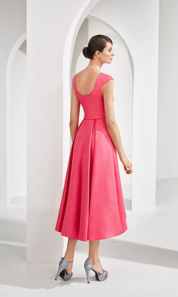 3G2BO Fuchsia Couture Club Hi-Lo Dress & Bolero Jacket - Fab Frocks