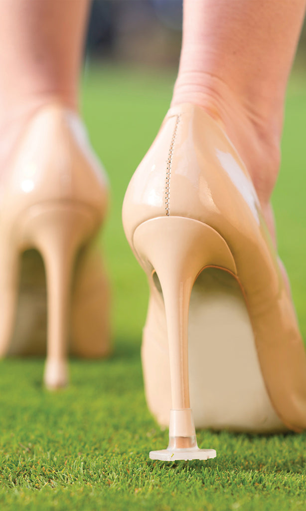 Heel Stoppers Clear - Heel Protection For Grass & Gravel - Fab Frocks