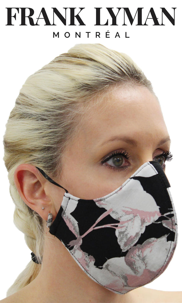 Frank Lyman Pink Floral Print Non-Medical Face Mask - Fab Frocks