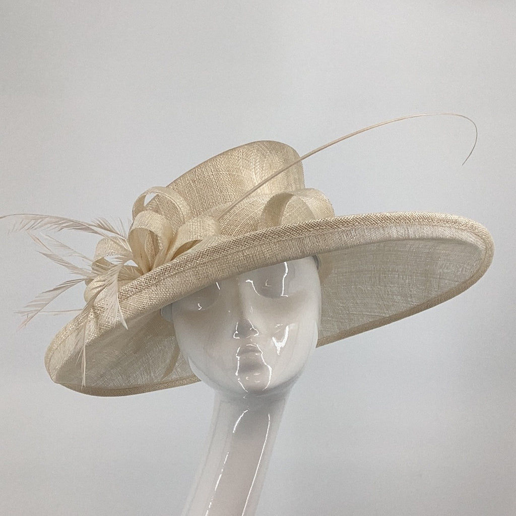 Max & Ellie ML13-AH1 Ivory Hat (14) - Fab Frocks