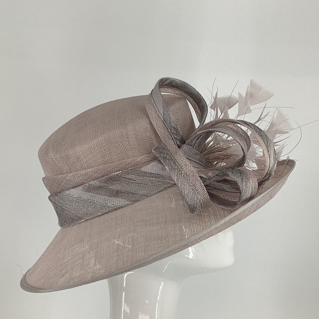 Inspirato ISC100 Taupe Hat (17) - Fab Frocks