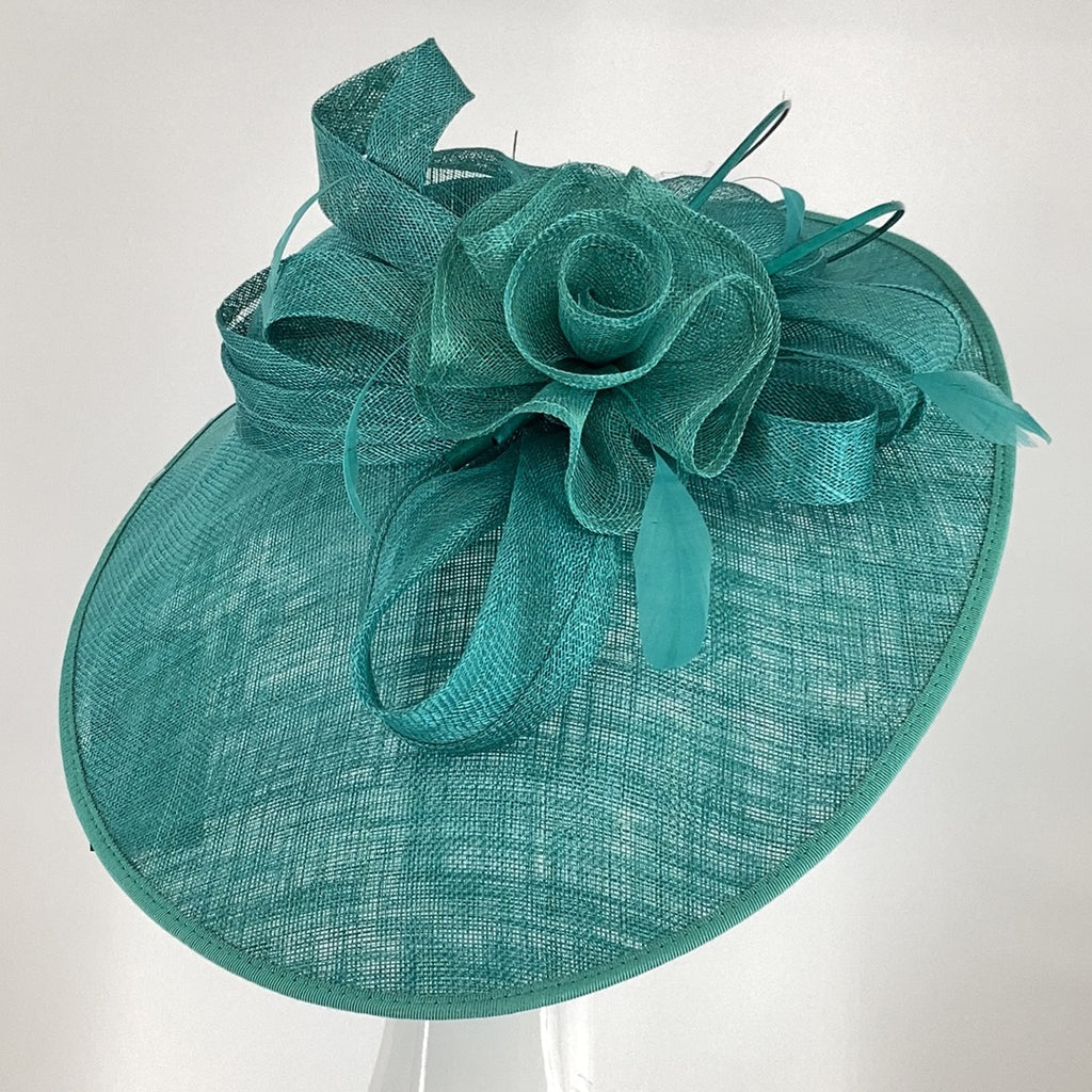 Veromia Occasions 20089 Teal Hatinator (x19) - Fab Frocks