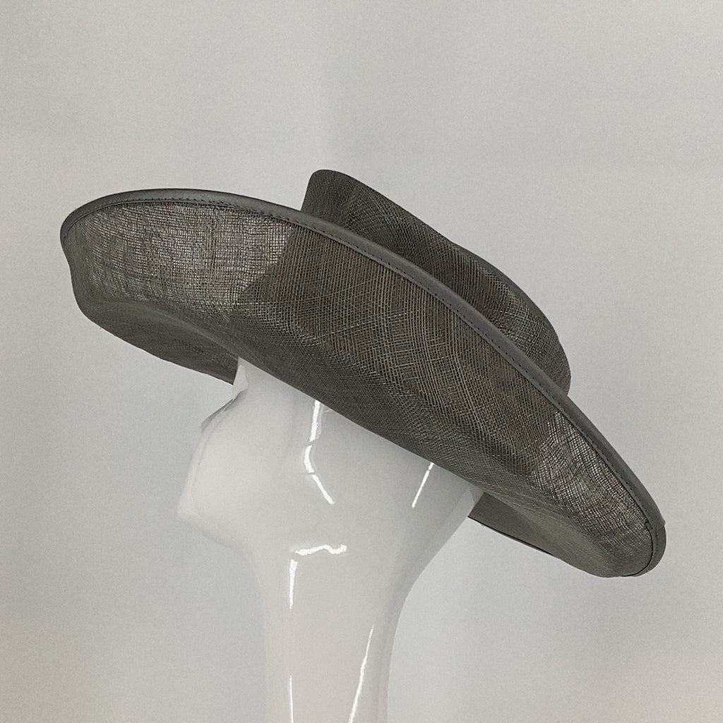 Max & Ellie ML16-EH1 Pewter Hat (15) - Fab Frocks