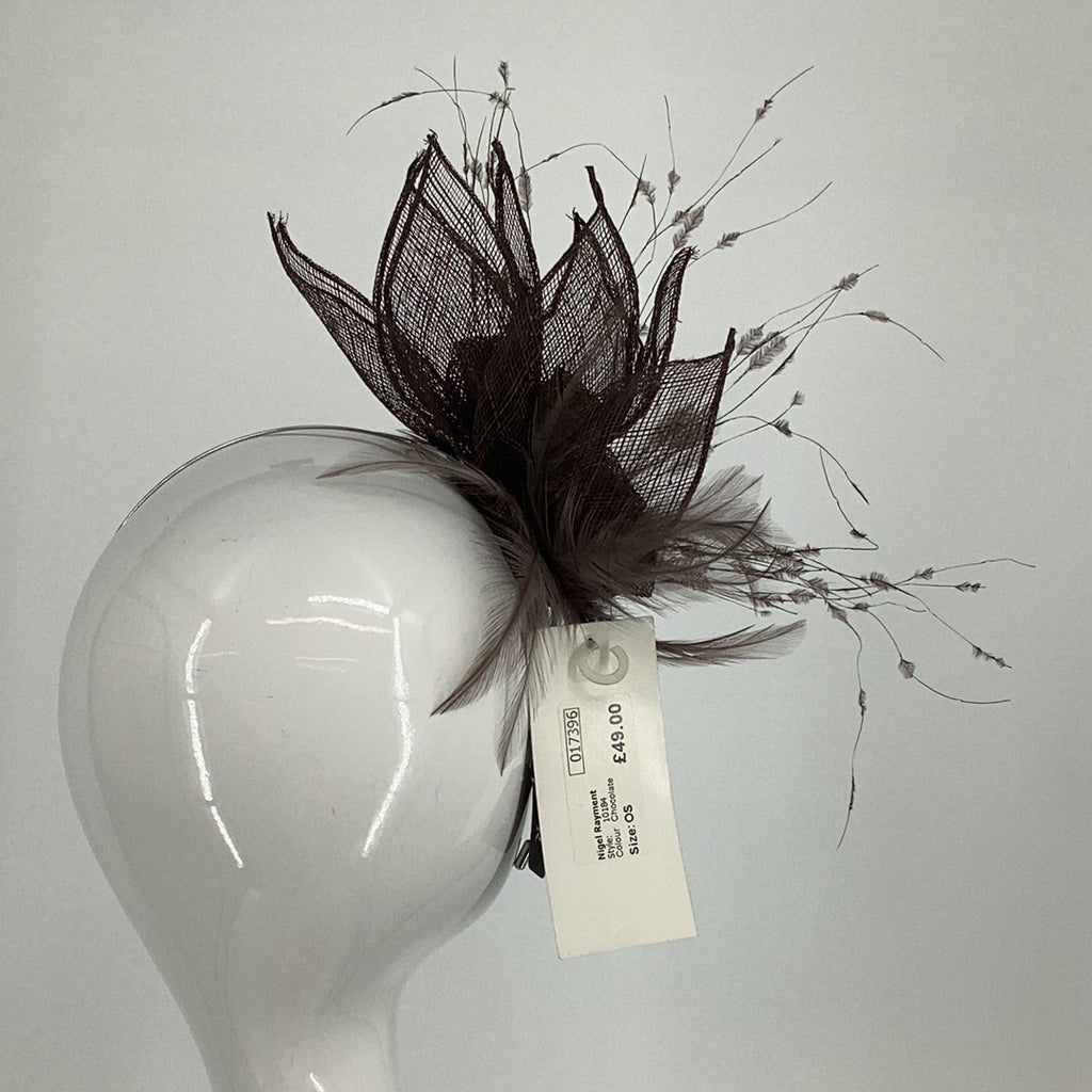 Nigel Rayment 10184 Chocolate Fascinator (9) - Fab Frocks