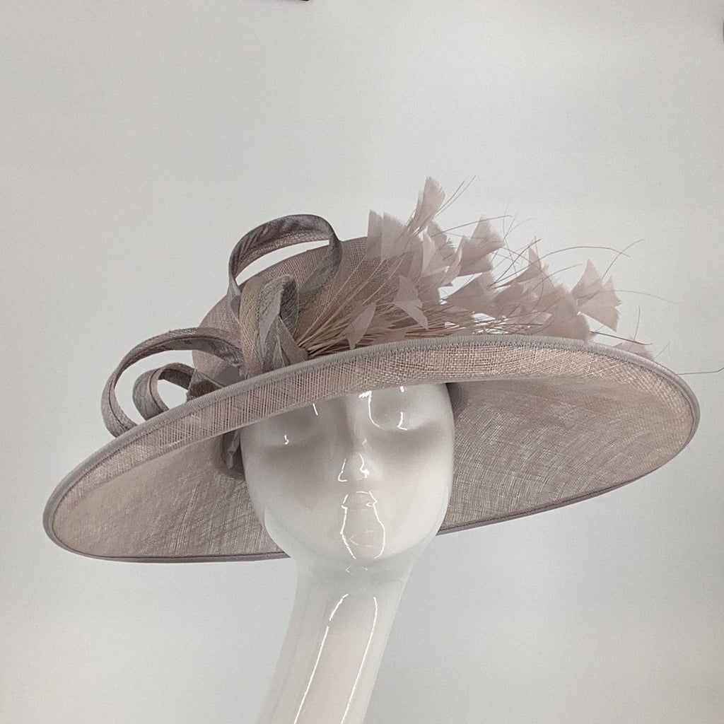 Inspirato ISC100 Taupe Hat (17) - Fab Frocks