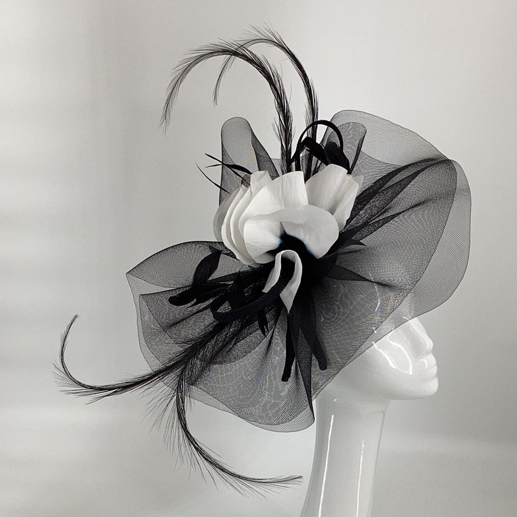 Snoxell SG0293 Black & Whit Hatinator (16) - Fab Frocks