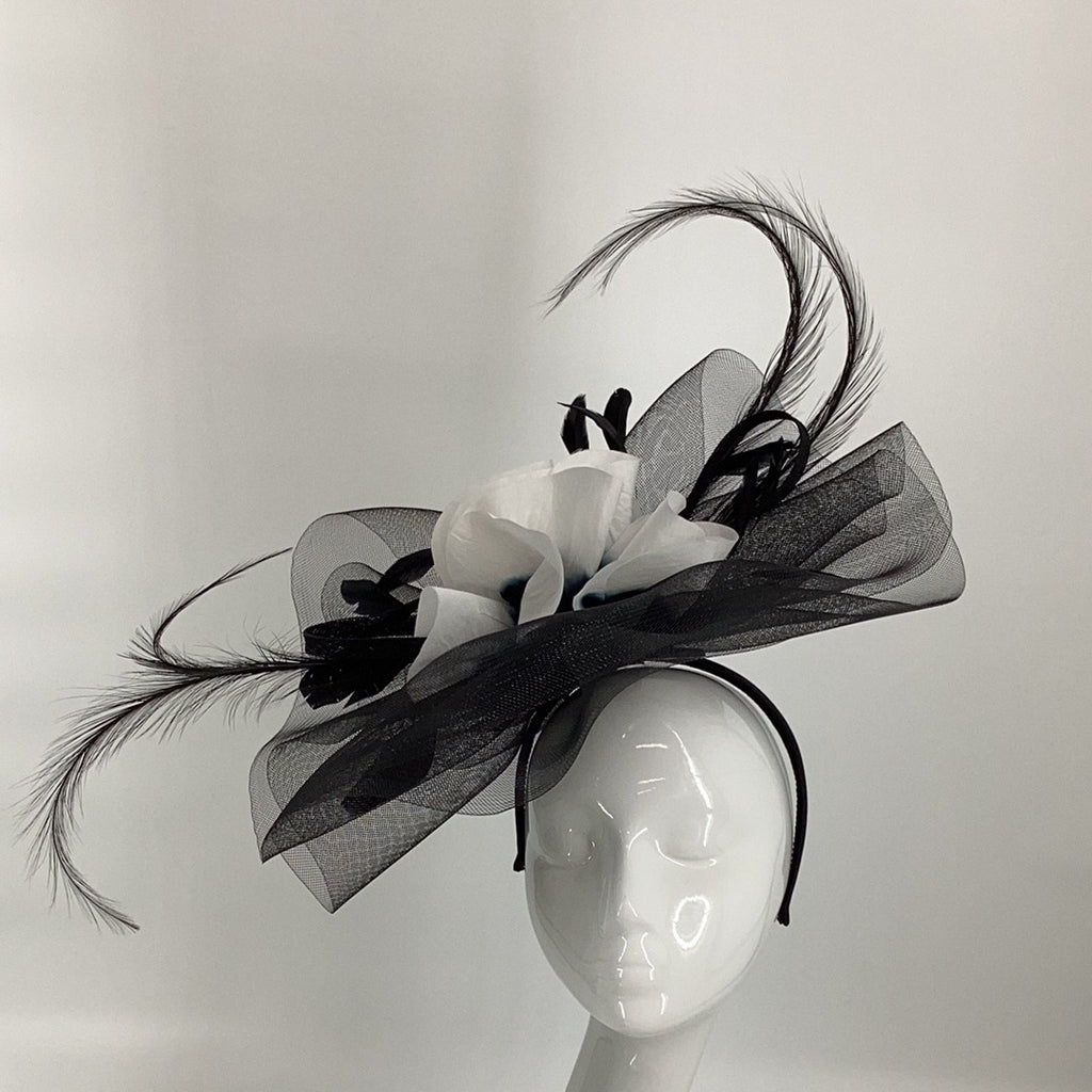Snoxell SG0293 Black & Whit Hatinator (16) - Fab Frocks