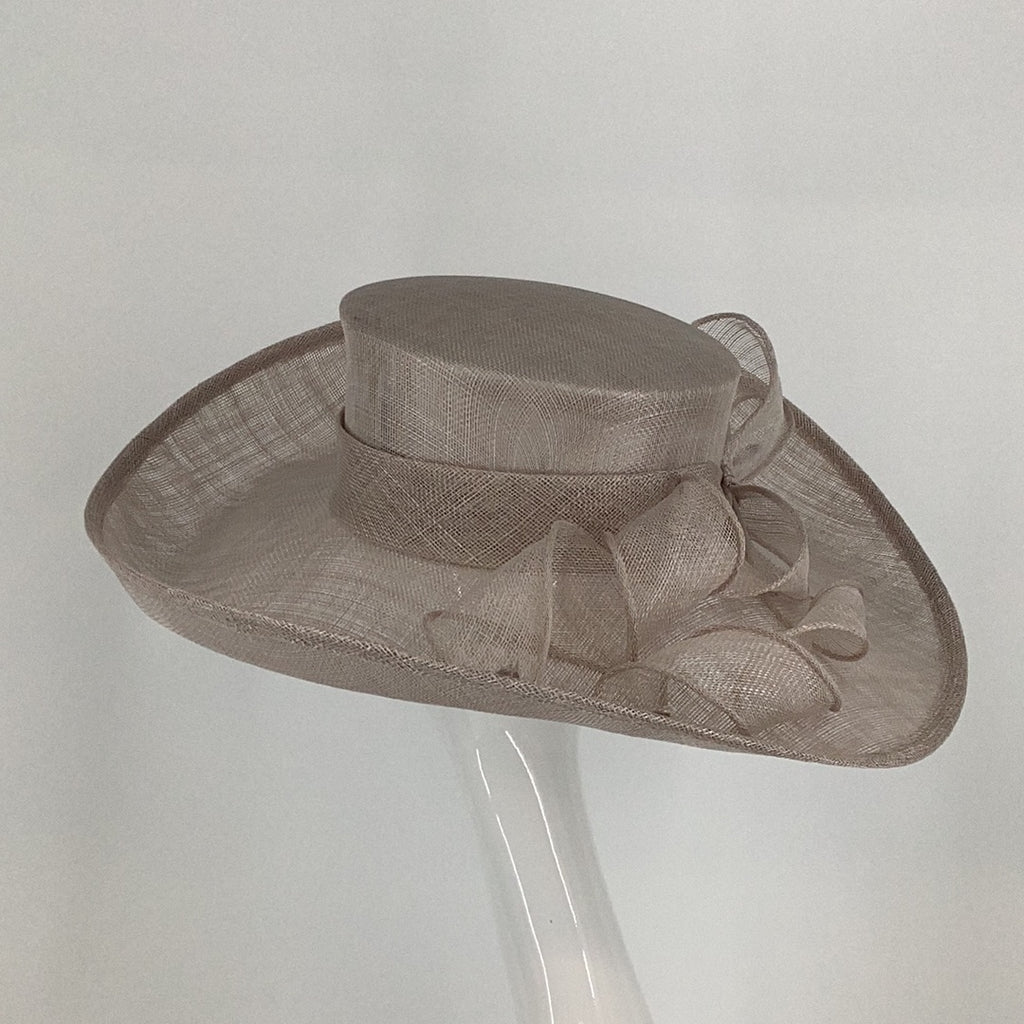 Fischer's Accessories BL5110 Pearl Grey Hat (17) - Fab Frocks