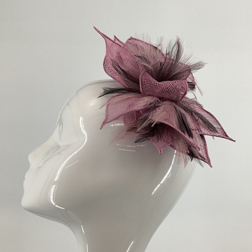 Fab Frocks FF140 Pink Fascinator (14) - Fab Frocks