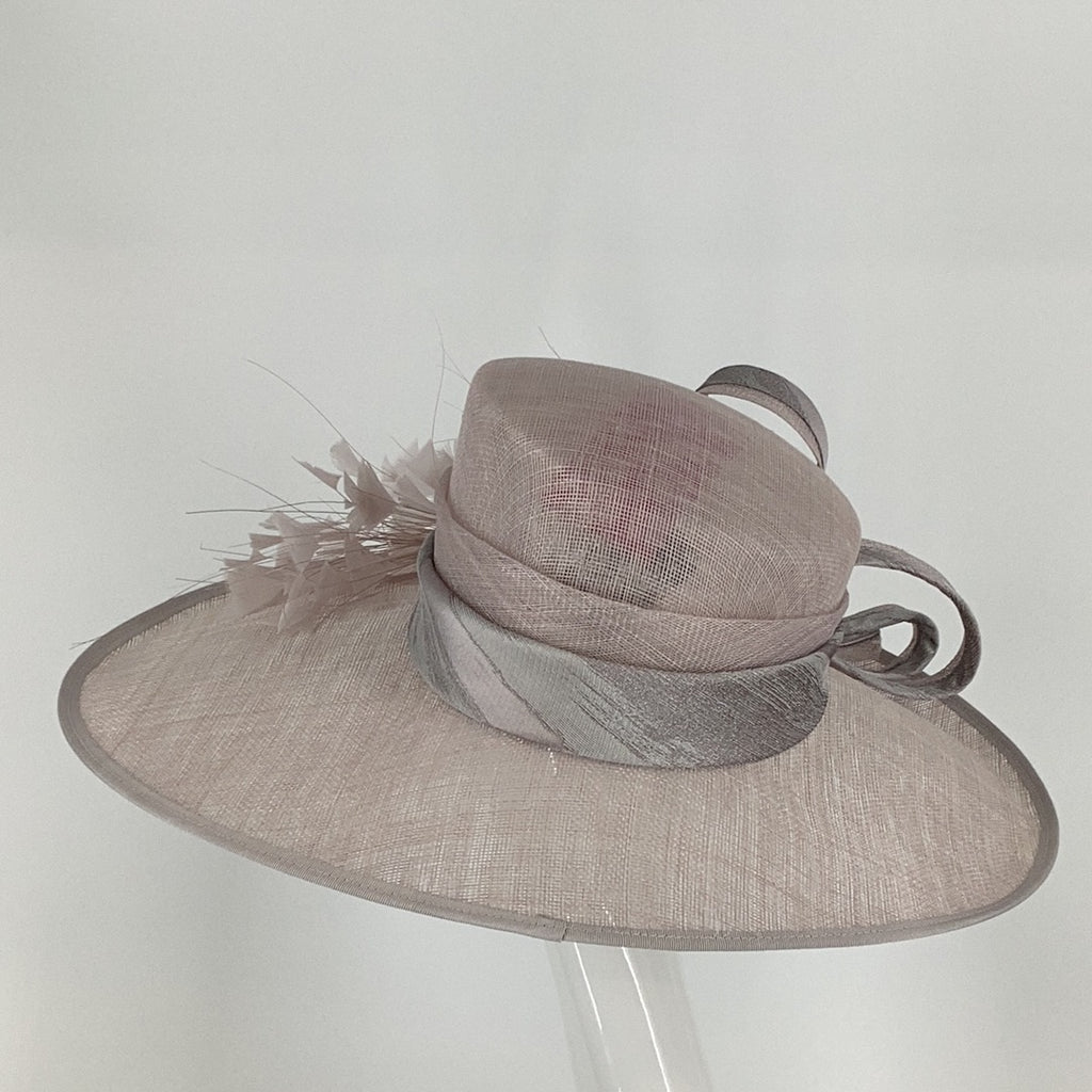 Inspirato ISC100 Taupe Hat (17) - Fab Frocks