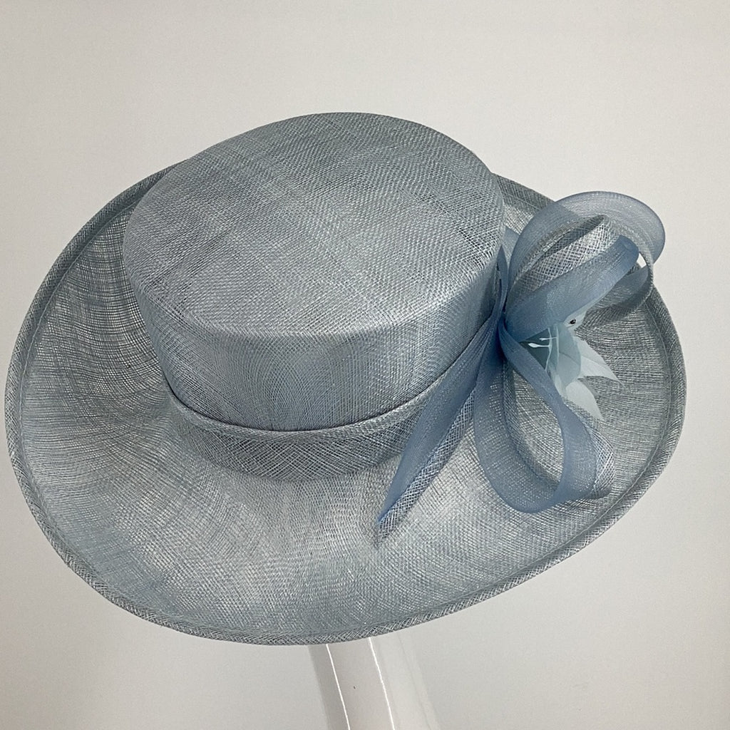 BL5159 Sky Blue Fischer Accessories Hat (11) - Fab Frocks