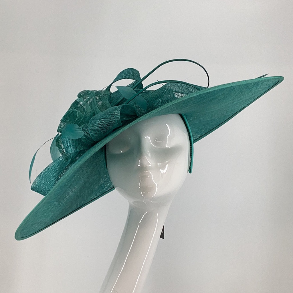 Veromia Occasions 20089 Teal Hatinator (x19) - Fab Frocks