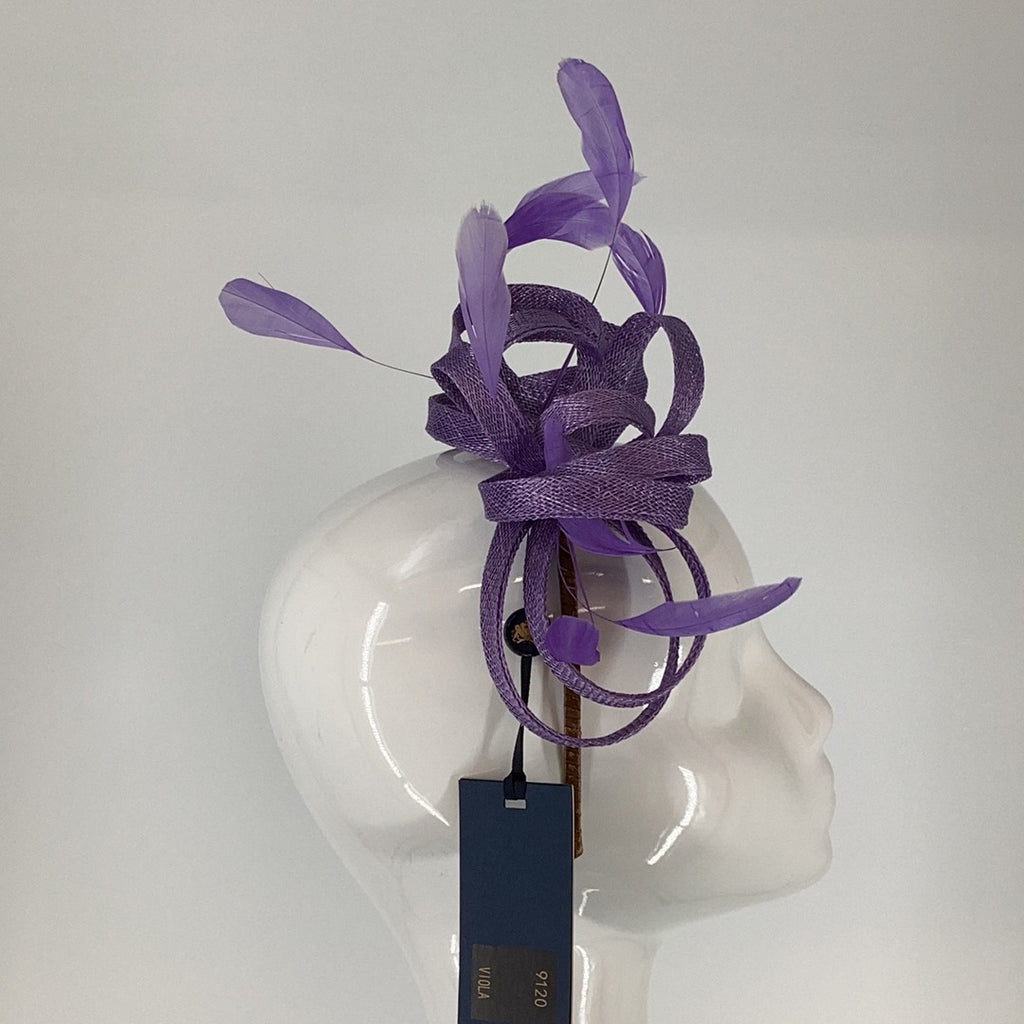 Failsworth 9120 Viola Mauve Fascinator (21) - Fab Frocks