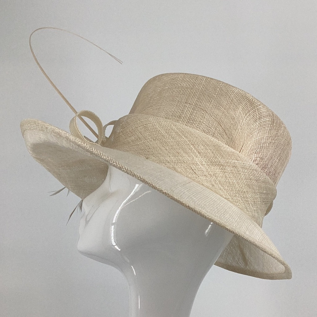 Max & Ellie ML13-AH1 Ivory Hat (14) - Fab Frocks