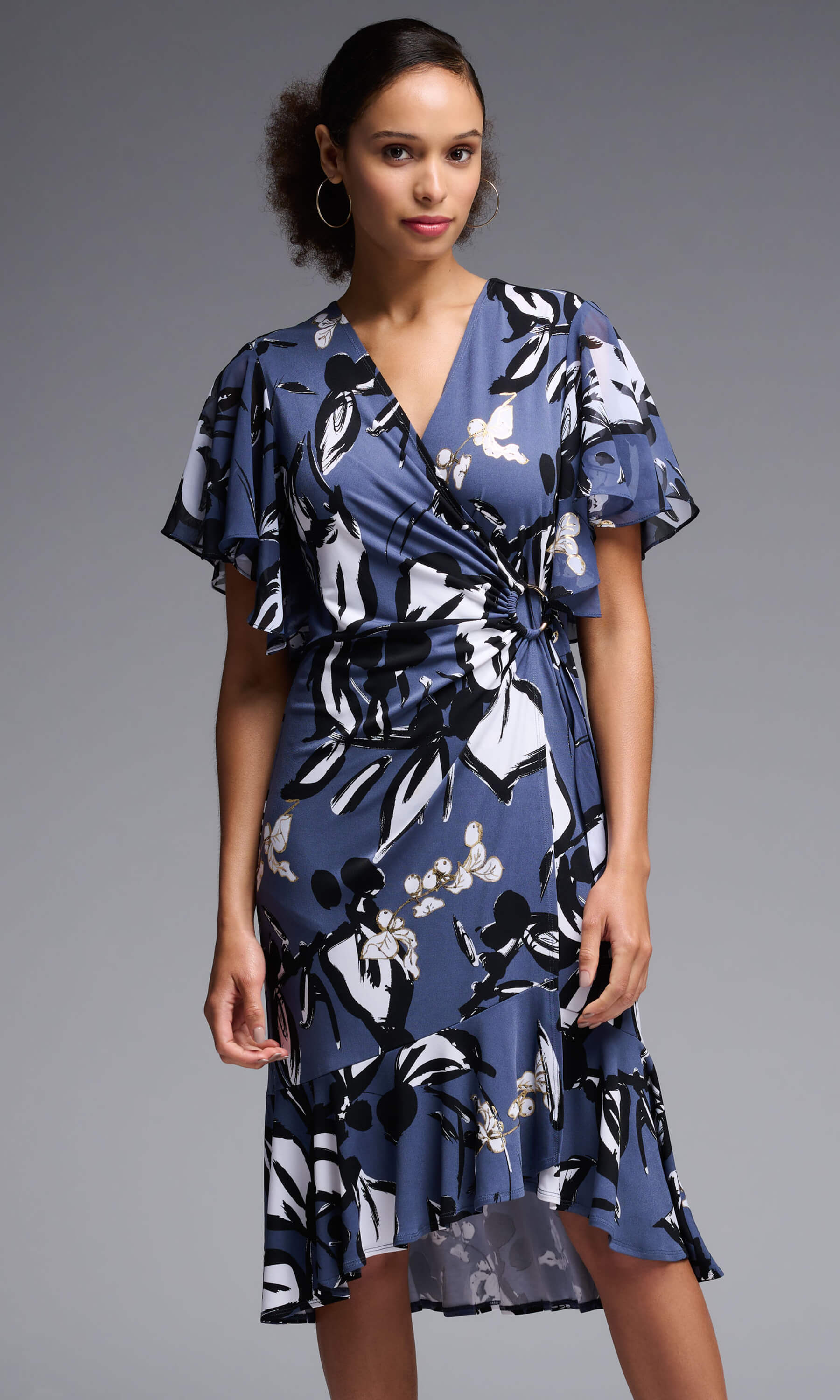 Wrap occasion cheap dress uk