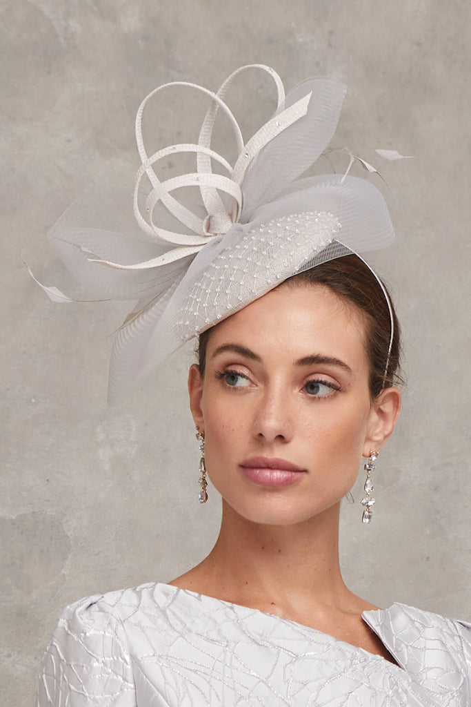 Luis Civit 809 Silver Sparkle Hatinator - Fab Frocks Boutique